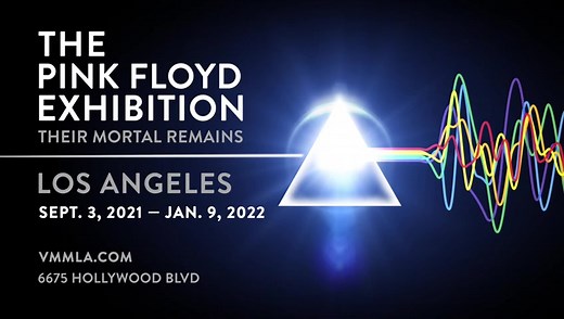 The time has come. The Pink Floyd Exhibition: Their Mortal Remains opens today in Los Angeles, the first time on American soil. Don't miss your chance to be among the first to experience the show critics call "an absolute must-see." Now through January 9. Get your tickets at www.vmmla.com. #theirmortalremains | Pink Floyd