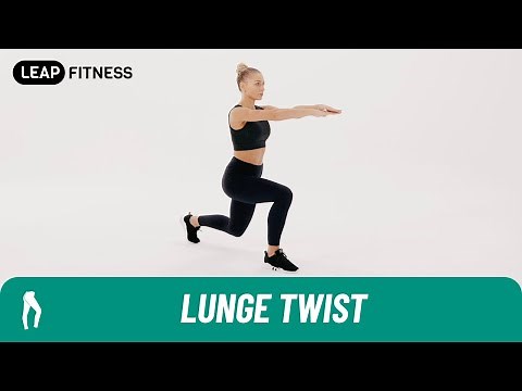 How to Do：LUNGE TWIST
