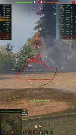 Panhard EBR 105 - Malinowka 16k spot, 1341 exp | Ultra HD 4K World of Tanks #Shorts 1