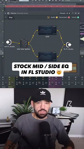 Larry Ohh | FL Studio Power User on Instagram: "Patcher is forever the goat 🐐 🧠 Most producers don’t EQ their mids and sides separately… and it shows 👀 Here’s a quick Mid/Side EQ patch in FL Studio’s Patcher to clean up your mix and widen your sound without losing punch. 🥊 #flstudio25 #patcher #flstudiotips #yagetme"