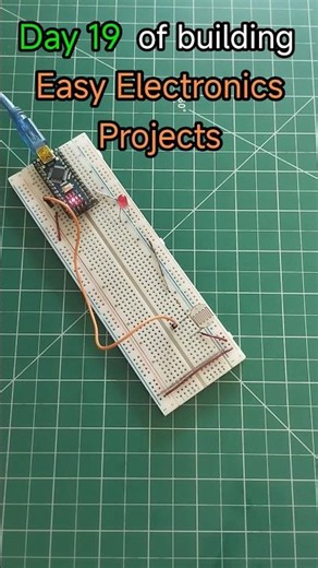 Easy Electronics Projects | Day 19/50 #arduino #diyprojects #ldr #shorts