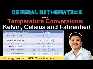 Temperature Conversions | Celsius, Fahrenheit, and Kelvin | Grade 11 General Mathematics | Q2 W2