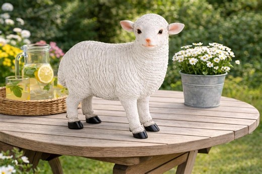 Sheep Statue STL Model for 3D Printing | Decorative Sheep Sculpture | Digital STL File | Paintable Garden & Home Decor - Etsy