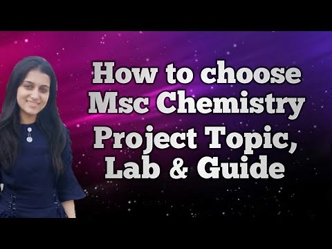 How to choose Msc chemistry Project || Msc project Guide || Reaction world