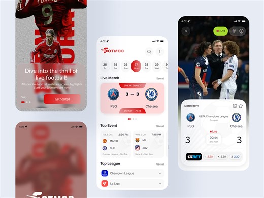 Football Live Score Mobile App
