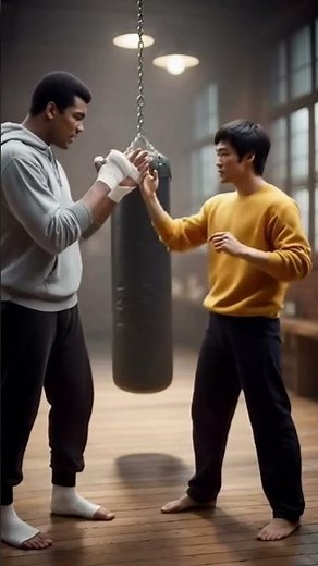 Bruce Lee Teaching Muhammad Ali Jeet Kune Do Techniques