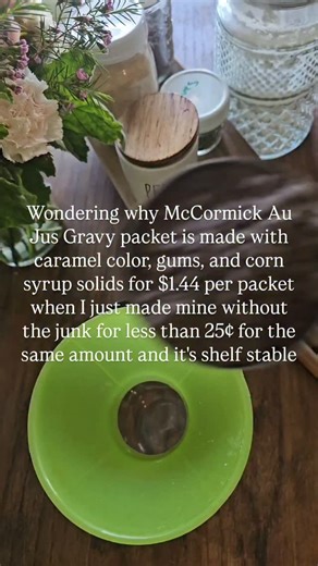 Elizabeth Lucenti ( Motherhood & Easy Recipes ) on Instagram: "Here's the recipe 1/2 cup powdered beef bouillon (I prefer homemade but use what you like) 1/2 cup corn starch or arrowroot powder 2 1/2 TBSP onion powder 4 tsp dried chives 1 tsp garlic powder 1 tsp pepper Combine all ingredients in an airtight jar and give a good shake to incorporate it all. I recommend giving it a shake before each use as well. If you don't want the chives to be noticable in size, pop everything into your blender