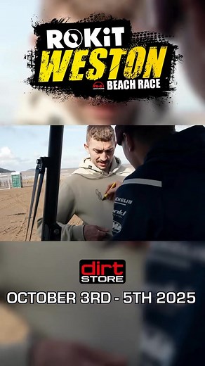 Billy Bolt ⚡️ back after a year out. Here to take on the Weston Beach Race on the Sunday. Who’s ready? 👀 🗓️ 3rd - 5h October 🎟️www.rhlactivities.com | Weston Beach Race