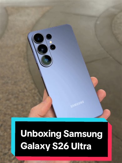 Unboxing del nuovissimo Samsung Galaxy S26 Ultra! #GalaxyS26Ultra #Samsung #unboxing #Android #smartphone supplied by Samsung