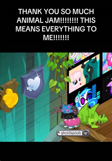 THANK YOU SO MUCH ANIMAL JAM!!!!!!!🥺 THIS MEANS ABSOLUTELY EVERYTHING TO ME!!!!!🩷#animaljam #animaljamclassic #ajc #positiveenergy #animaljamplaywild
