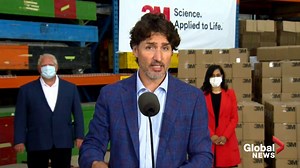 Coronavirus: Trudeau lauds deal with 3M, Ontario government to produce PPE domestically