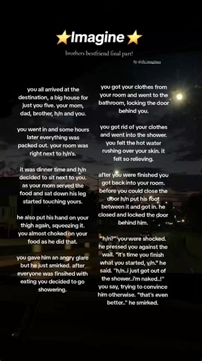 Brothers Bestfriend Final Part | Imagine Scenarios