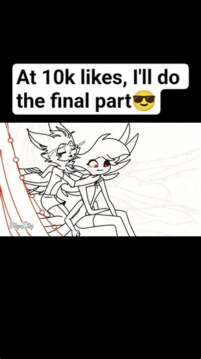 I'll do the entire version if that video catches 10k likes 🧡 ❤️✨ #hazbinhotel #huskerdust #animation