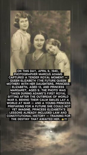 Queen Elizabeth with Her Daughters, 1940 🇬🇧 #book_records #interestingfacts #history #love #facts