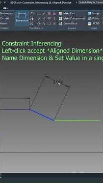 Different ways to Align Dimensions in Inventor #cad #3dmodelingsoftware #tutorial #autodeskinventor