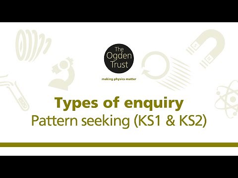 Types of enquiry: pattern seeking (KS1 & KS2)