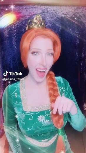 Fiona! Shrek Costume 🔥 #COSPLAY model #FASHION style #SHORTS trend. Makeup Hair Outfit Movie Fan!