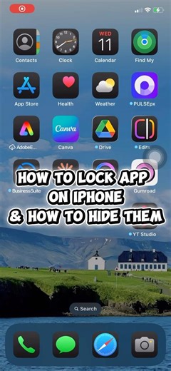 How to lock & hide apps on iPhone #iphonetips #smartphone #iphone #hideapps