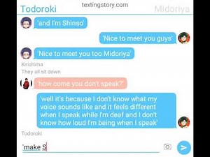 Dabideku AU, texting story ~ omegaverse and soulmate AU