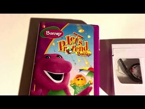 Barney * Let's Pretend with Barney * VHS Movie Collection