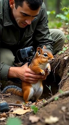 POV: Inside a Chipmunk Burrow – Fight, Family & Underground Life 🐿️ #animalresearch #miniaturecamera