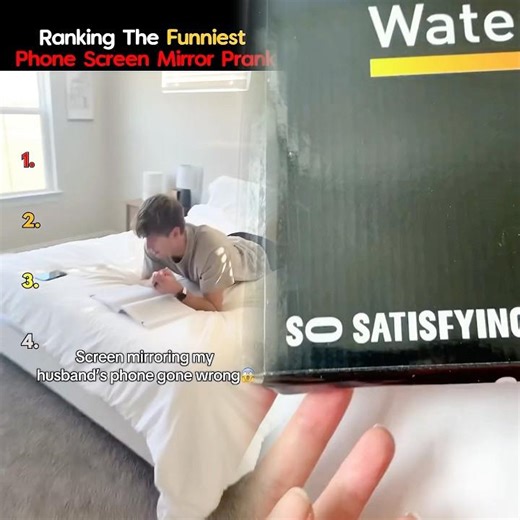Ranking The Funniest Phone Screen Mirror Prank #funniest #screenmirroring #backfired #prankvideo