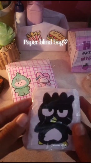 Paper blind bag♡// my melody bag🎀 @Sweetcraft53 #homemadepapercraft #craft