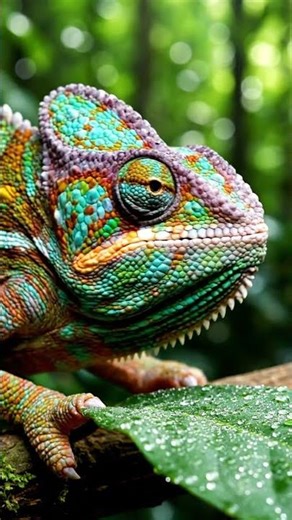 Chameleon tongue = instant teleport snack 😳🦎