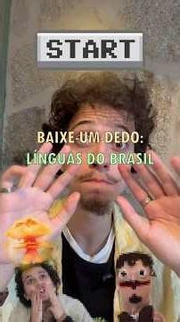 LANGUAGES OF BRAZIL 🇧🇷 — Put a Finger Down Edition #languages #linguistics #brazil #portuguese #i...