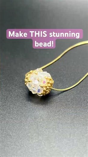 DIY Bead That Looks EXPENSIVE 💎 (Easy Tutorial) 💎 #diy #jewelry