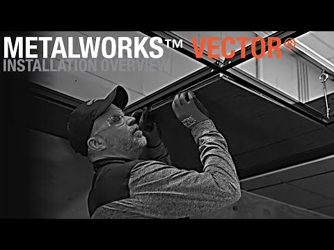 Wood Look Metal Ceiling Installation | METALWORKS VECTOR | ARMSTRONG CEILINGS