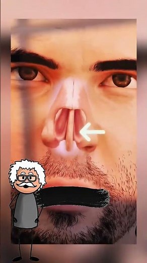 Rascarte la nariz puede causar un agujero 😨 #datoscuriosos #curiosidades #zackdfilms #tutorial