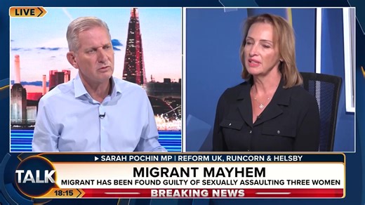 Reform UK MP Sarah Pochin says if she becomes Home Secretary, the UK will leave the ECHR, and she will put a stop to "this huge industry of left-wing human rights lawyers." | TalkTVUK