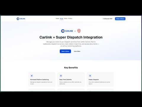 A walkthrough of the Carlink and Super Dispatch integration