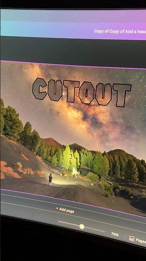 Como Integrar Image e Texto no Canva? Imagem Dentro do Texto 🎨 CutOut Effect