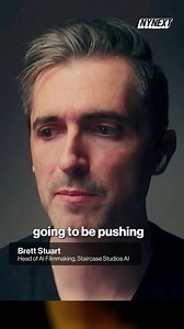 Brett Stuart, 40, Head of AI Filmmaking at Staircase Studios, predicts that AI filmmaking will soon be nearly indistinguishable from traditional methods. https://nynext.visitlink.me/Bl_6yM | New York Post
