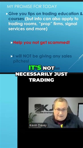 Avoid Trading Scams: Essential Course Advice #shorts