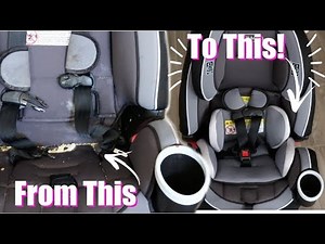 CLEANING A TODDLER CAR SEAT!