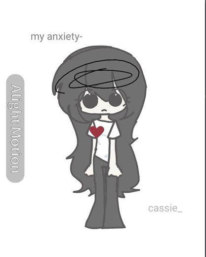 my anxiety be like #alightmotion