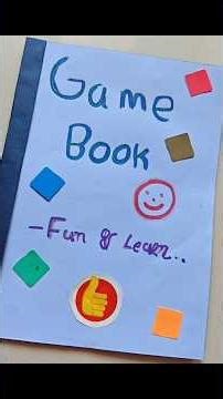 📖 GAME BOOK: HOW TO MAKE YOUR OWN FUN GAME BOOK!#shorts #viralshorts #gamebook