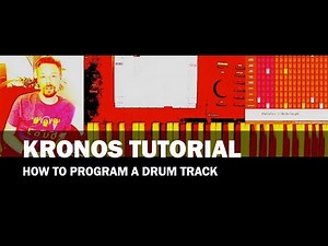 KORG KRONOS Tutorial - How to program a DRUM TRACK