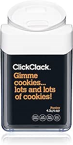 ClickClack 4.4-Quart Stack and Seal Store All Canister