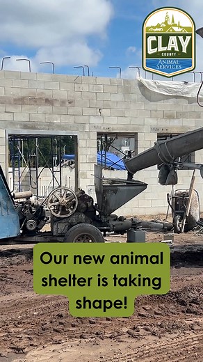 Our new shelter is taking shape! | Clay County Animal Services