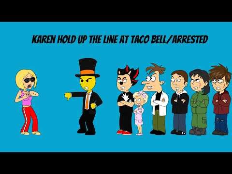 Karen Hold Up The Line At Taco Bell/Arrested