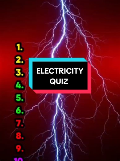 ⚡Electricity Quiz — Only Science Students Pass 😳 #ElectricityQuiz #ScienceQuiz #BrainTest #QuizRoamer #learnontiktok
