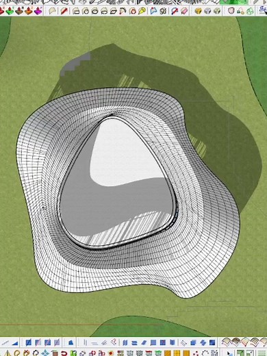 Membuat Model Paviliun Parametrik di SketchUp