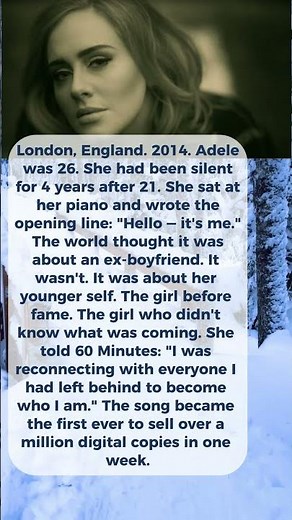What Adele Wrote "Hello" About That Nobody Realized Will Destroy You