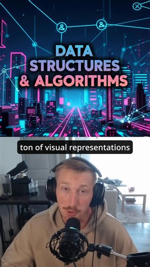 Nick Amato on Instagram: "Visually learn data structures and algorithms 😎 Learning technical concepts can be difficult, and reading books on topics isn’t always the best learning method for everyone. With this resource you can learn all about data structures and algorithms using intuitive visualizations. Follow for more free coding resources ✅ #code #coding #tech #learntocode #data"