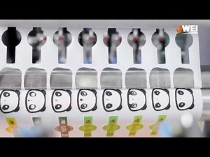 JWEI IL-330 laber cutter with 9 cutting heads : Speed, Precision & Fully Automated Label Cut