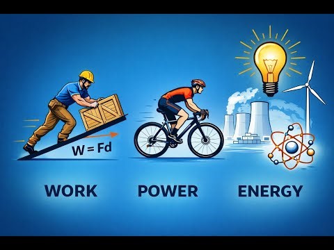 Work, power and energy | Chapter 2 | ICSE | Physics